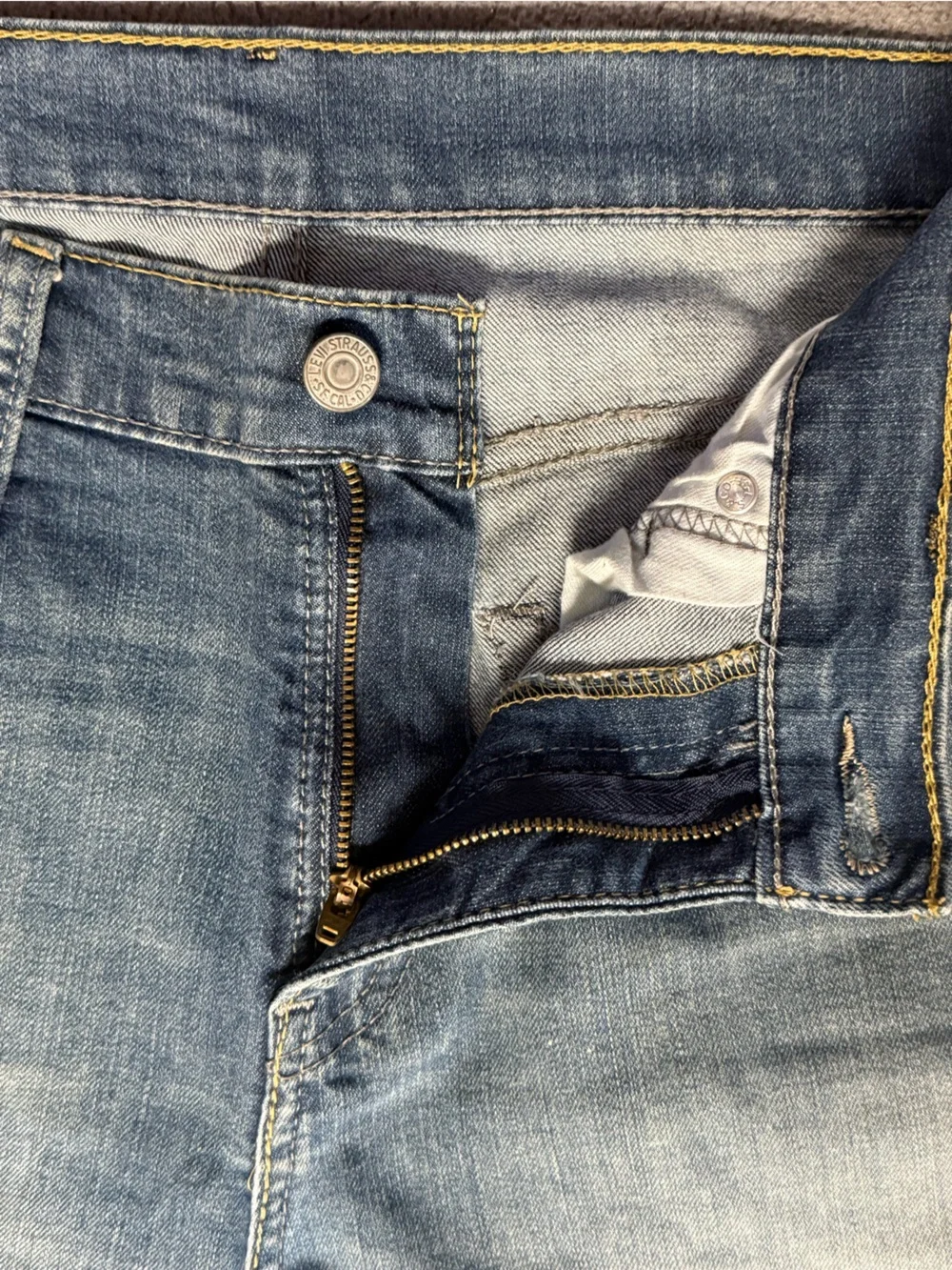 Levi's 508 Model Faded Blue Men's Slim Jean Shorts